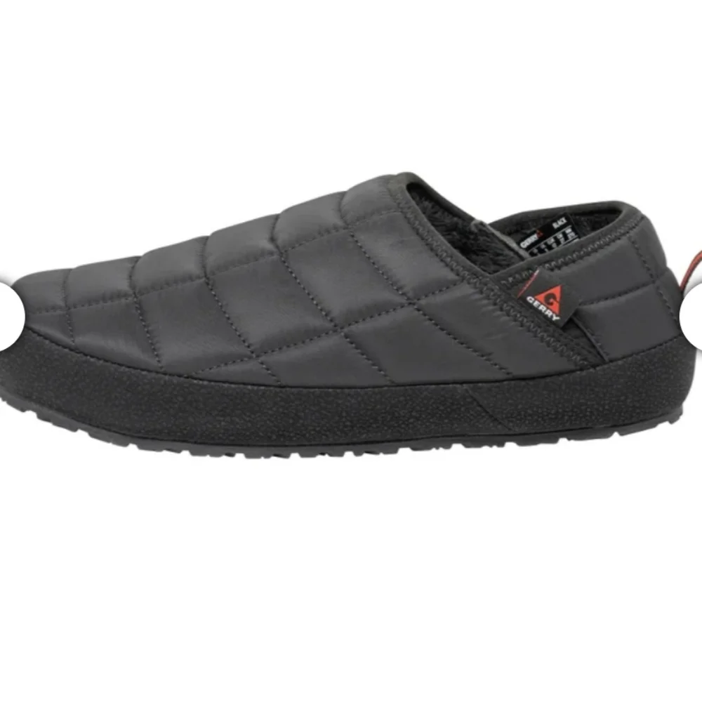 Gerry Weber Men's Black Quilted Slip-Ons